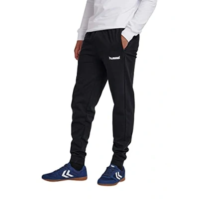 Image of hummel Men&#039;s Hmlgo Cotton Nt Trousers, Men, 203530 2001, Black, M