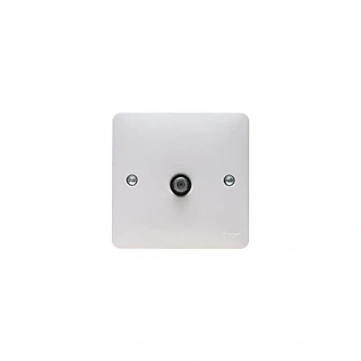 Image of Hager Sollysta Single F Type Satellite Outlet Screened WMSAT