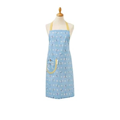 Image of Cooksmart British Designed Kitchen Aprons For Women &amp; Men 100% Cotton Apron With Pockets Modern Cooking Types Of Kitchens