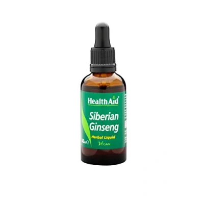 Image of HealthAid Siberian Ginseng (Eleutherococcus senticosus) 50ml Liquid