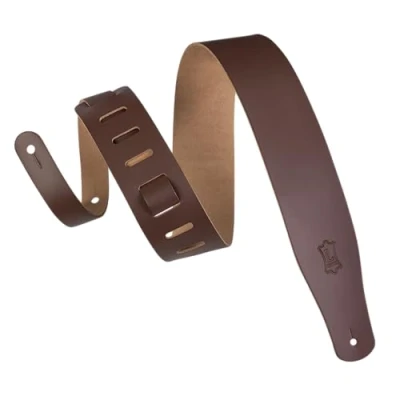 Image of Levy&#039;s Leathers M26 brn Guitar Strap Brown