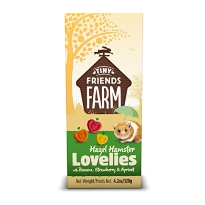 Image of Tiny Friends Farm Hazel Lovelies With Banana Strawberry &amp; Apricot 120g (Pack of 8)