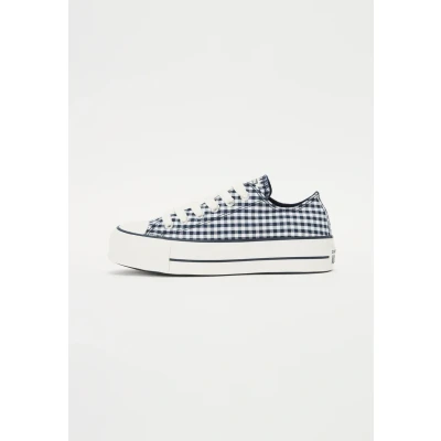 Image of Converse Chuck Taylor ALL STAR LIFT Trainers, Women&#039;s, Size: 4, Obsidian/white/vintage white Textile
