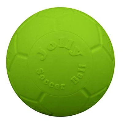 Image of Jolly Pets Signature Soccer Ball 8&quot; Green Apple Clear, Unisex