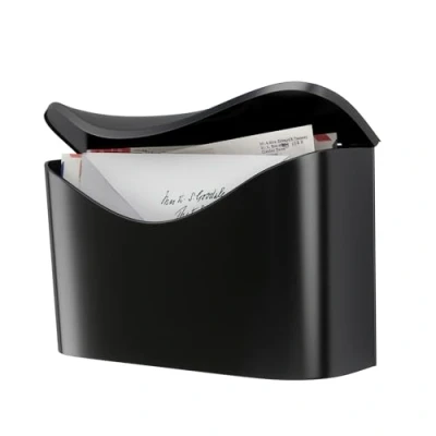 Image of Umbra 460322 040 Postino Wall Mount Mailbox, Black