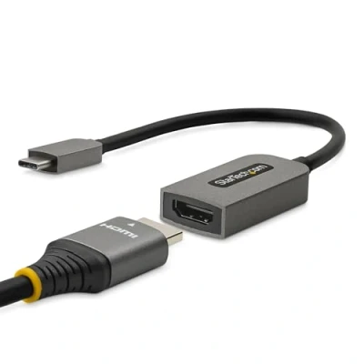 Image of StarTech.com USB C to HDMI Adapter 4K 60Hz Video, HDR10 2.0b Dongle Type DP Alt Mode Monitor/Display/TV Converter (USBC CDP2HD4K60)