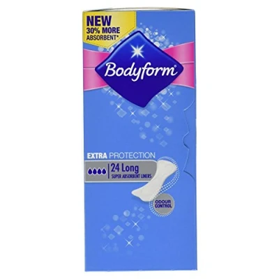 Image of Bodyform Extra Protection 24 Long Super Absorbent Liners Case of 4