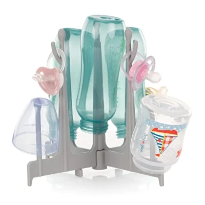 Image of Reer Baby Bottle Drying Rack, Gray, 9 Trocknungspositionen
