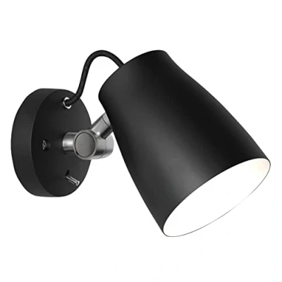 Image of Atelier Indoor Wall Light Matt Black, E27