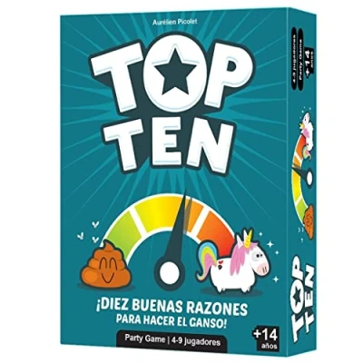 Image of Cocktail Games Top Ten Spanish Card Game (CGTT01ES)