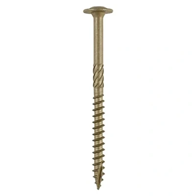 Image of TIMCO Timber Screws Wafer Head Exterior Green 6.7 x 75 Box of 50
