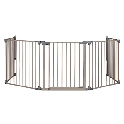 Image of Safety 1st Modular 5 Multi Panel Gate Light Grey