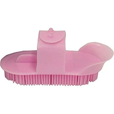 Image of Lincoln Plastic Curry Comb Pink Small