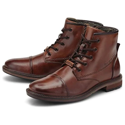 Image of bugatti Men&#039;s Marcello I Fashion Boot, Cognac, 10 UK