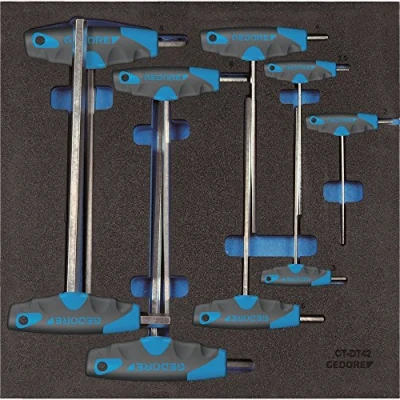 Image of GEDORE 1500 CT2 DT 2142 Allen Key Set in Check Tool Module