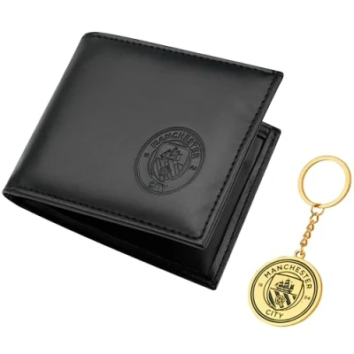 Image of Manchester City F.C. Wallet Accessories Set Football Gifts for Men