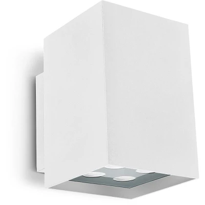 Image of Afrodita Outdoor LED Up &amp; Down Wall Light White 10cm 1690lm 3000K IP55