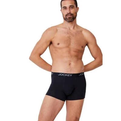 Image of Jockey® Chafe Proof Pouch Trunk, Black, M