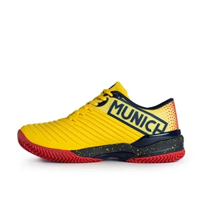 Image of Munich Unisex PADX Padel Shoes, Yellow 23, 10.5 UK