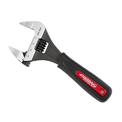 Image of Nerrad Tools NTSWO6XS Extra Slim Adjustable Super Wide Opening Irega Wrench, Silver, 6 Inch