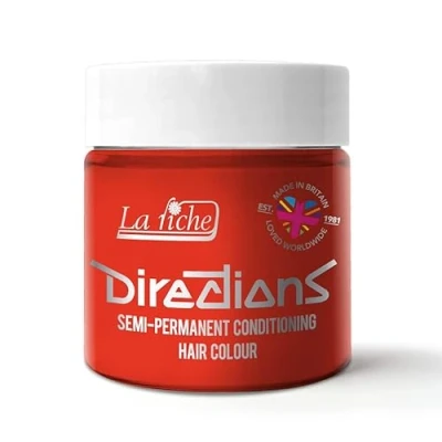 Image of La Riche Directions Semi Permanent Hair Color 100ml Tub Neon Red