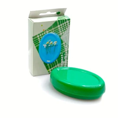 Image of Trimz Magnetic Pin Cushion, Green, 12 x 8 3 cm