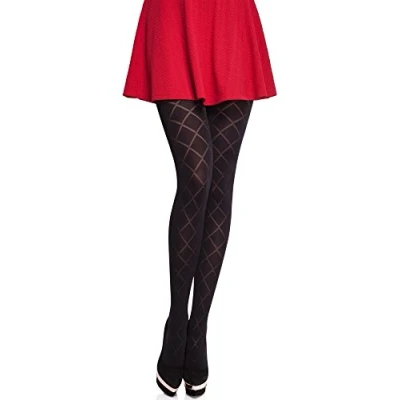 Image of Merry Style Women&#039;s Opaque Tights MS 328 60 DEN (Black, XL)