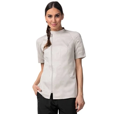 Image of Chef Works Women&#039;s Varkala Coat, Natural, Large