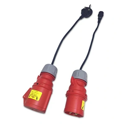 Image of Marten® 415V 32A 4 Pin Adapter Set for PAT Testing 3 Phase