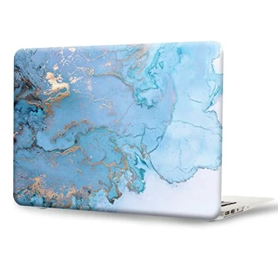 Image of Hard Case Compatible with MacBook Air 13 inch 2010 2017 (Model: A1466 / A1369), Plastic Pattern Slim Shell Protective Snap On Cover for 13.3&quot; (marble021)