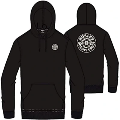 Image of Hurley Power Flower Po Fleece Black