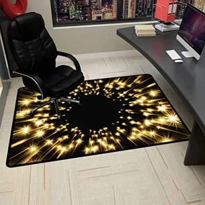 Image of Floor Protector Chair Mat 90*140cm Gaming Anti Slip Mats Hard Non Office For Low Pile Carpet Desk Chairmats