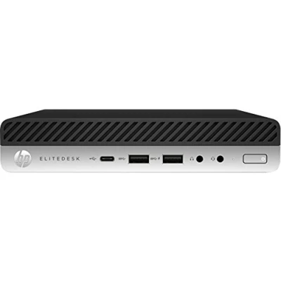Image of HP EliteDesk 800 G3 Desktop Mini PC Core i5 (6500T) 2.5GHz 8GB 256GB SSD LAN Windows 10 Pro 64 bit (HD Graphics 530) (Renewed)