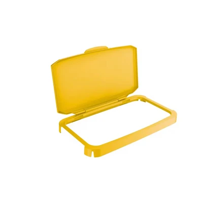 Image of Durable Durabin Hinged Lid Yellow