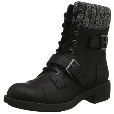 Image of Rocket Dog Women&#039;s Travis Fashion Boots, Black/Black, 3 UK