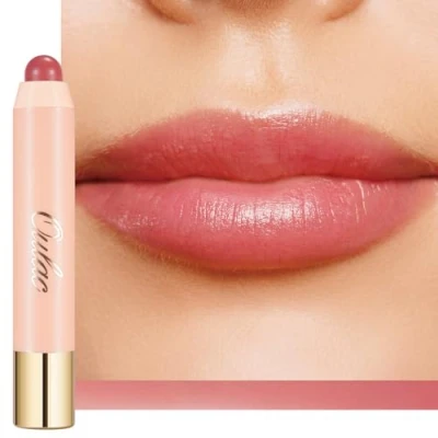 Image of Oulac Blush Stick Lipstick and Duo, Blushes for Cheeks, Moisturising Nourishing, Glossy Finish, Vegan, Fruit Surge(02)