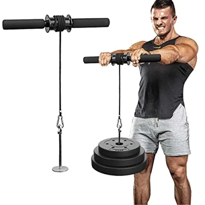 Image of PELLOR Wrist Roller, Gym Curl Exerciser Trainer Forearm Strengthener Curler Equipment, and Blaster for Training, Workout, Fitness