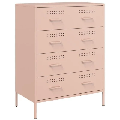 Image of vidaXL Sideboard Pink 68x39x89 cm Steel