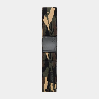 Image of Arcade Terroflage A2 Stretch Belt Black/Ivy Green, One Size