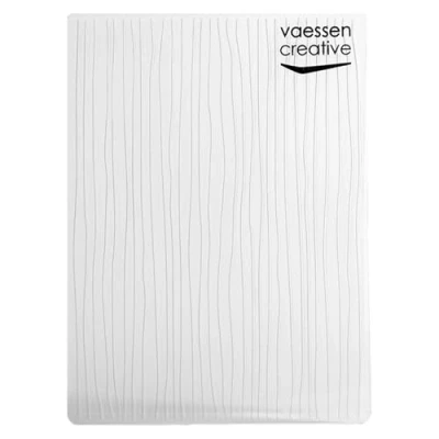 Image of Vaessen Creative Embossing Folder, Lines 5,7x4,25x0,19 inches, 1 Unit, for Birthday, Birth, Christmas Cards and Paper Crafts