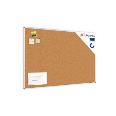 Image of ALLboards Cork Board with Aluminium Frame 180x120cm, Corkboard Bulletin Notice
