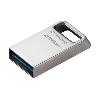 Image of Kingston DataTraveler Micro USB Flash Drive 256GB 200MB/s Metal 3.2 Gen 1 DTMC3G2/256GB