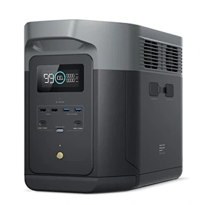 Image of ECOFLOW DELTA 2 Max Portable Power Station, Expandable 6kWh, LFP Battery 3000 Cycles, AC+Solar 80% Charge in
