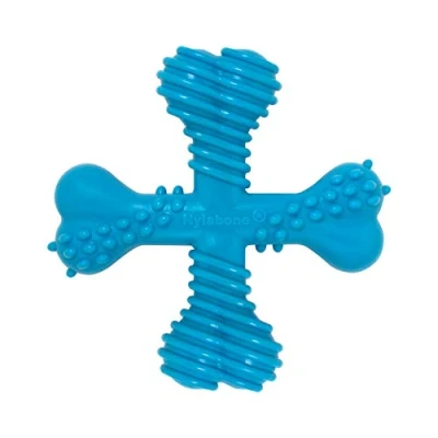 Image of Nylabone Extreme Tough Dog Chew Toy X Bone, Durable, Cleans Teeth, Beef Flavour, Small, for Dogs Up to 11 kg, Large Breeds