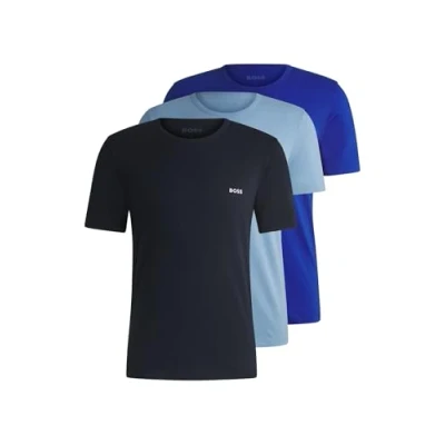 Image of BOSS Classic 3 PACK Pyjama top, Men&#039;s, Size: Small, Blue