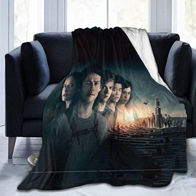 Image of The Maze Runner Soft and Warm Throw Blanket Plush Bed Couch Living Room Fleece 125CM X 100CM
