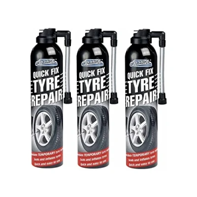 Image of PNJB,3X Emergency Flat Tyre Fix Spray, Handy Cans, Car Accessories Essential, Puncture Repair Kit, Inflate Kit