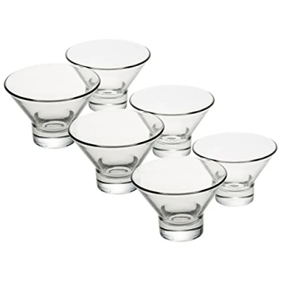 Image of 6x 375ml Ypsilon Ice Cream Bowls By Bormioli Rocco