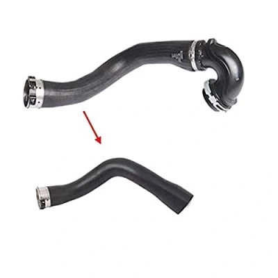 Image of LEFT SIDE INTERCOOLER TURBO HOSE PIPE COMPATIBLE WITH VAUXHALL OPEL INSIGNIA A 2.0 CDTI 1302275, 13242121, 860118, 0860118, 23163578, GM 22990025, 1302277, 23163578