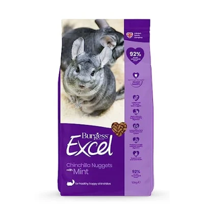 Image of Burgess Pet Care Excel Chincilla Nuggets 1.5kg